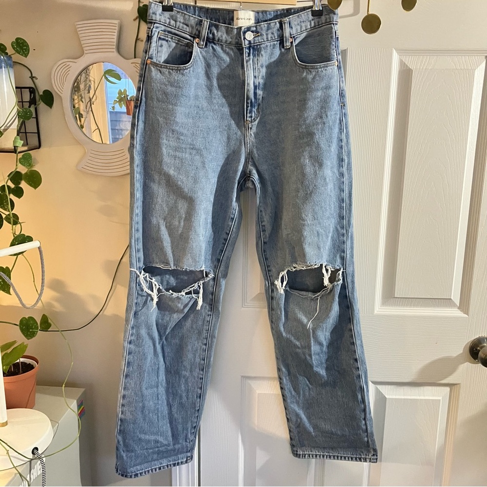 ABRAND Distressed Blue Jeans